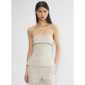 Babaton Element tube top Heather matte pearl 0